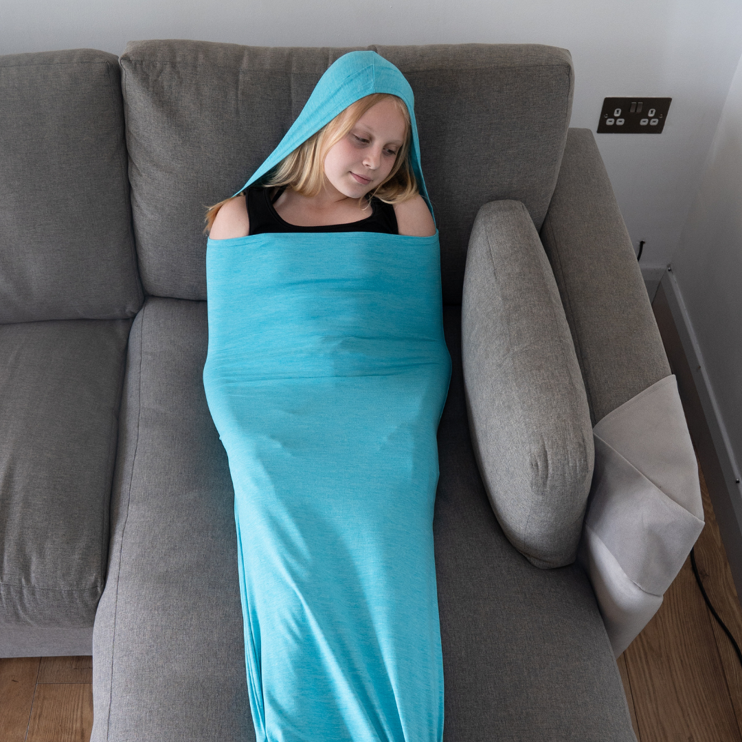 Child sleeping in the Compression Pod